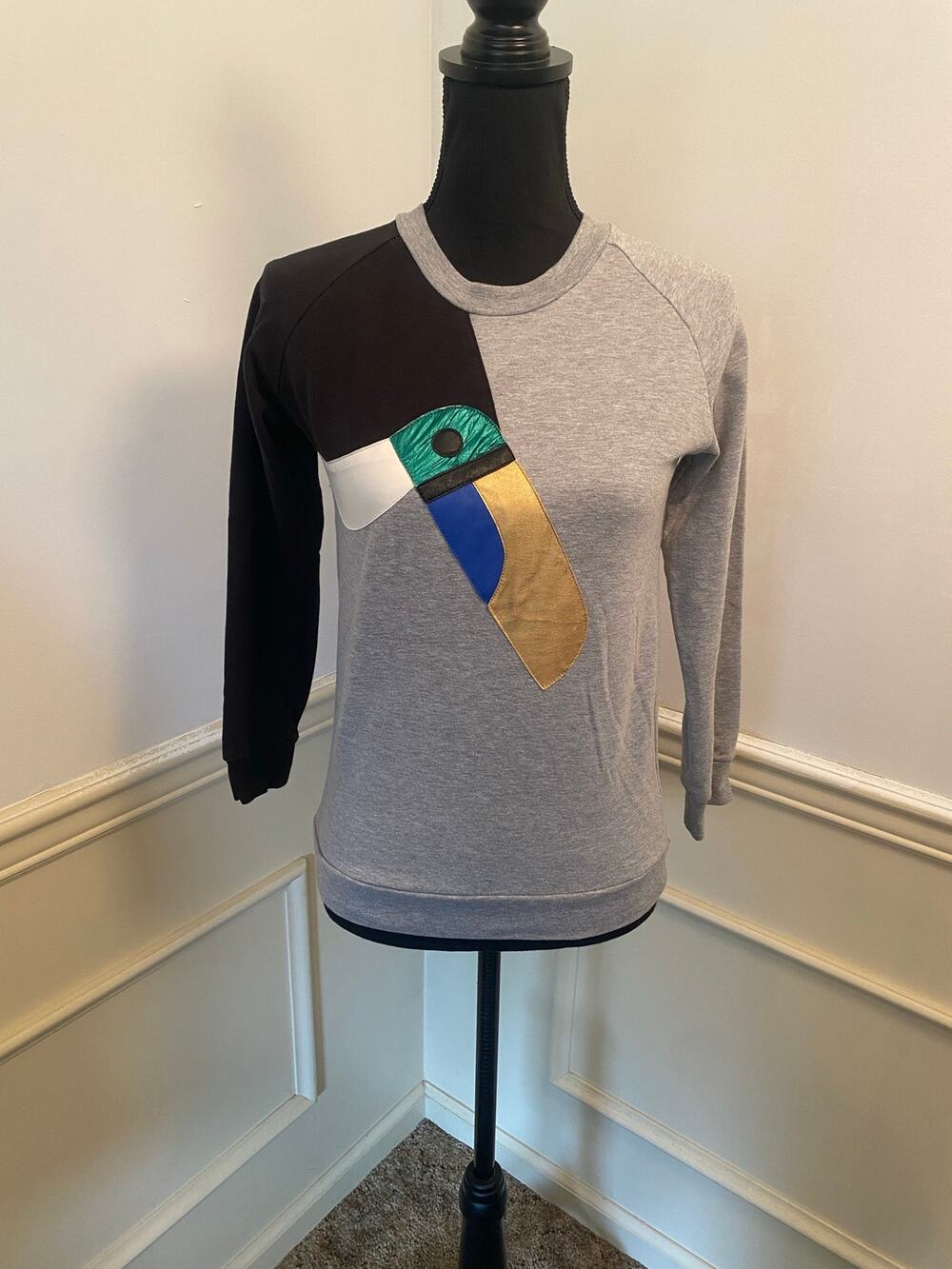 Wauw Capow by Bang Bang Copenhagen Kids Toucan Sweatshirt Colorblock Unisex